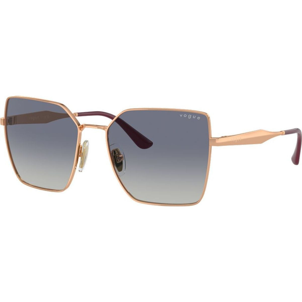 VO4284S, Rose Gold/Grey Dark Blue Gradient Lenses