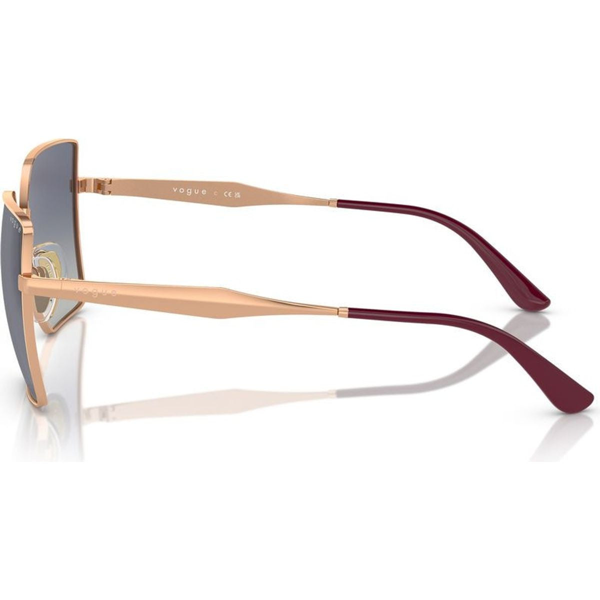 VO4284S, Rose Gold/Grey Dark Blue Gradient Lenses