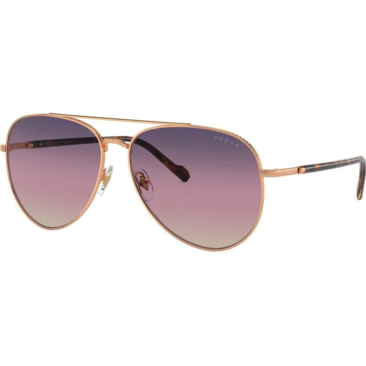 VO4290S, Rose Gold/Brown Violet Blue Trigradient Lenses