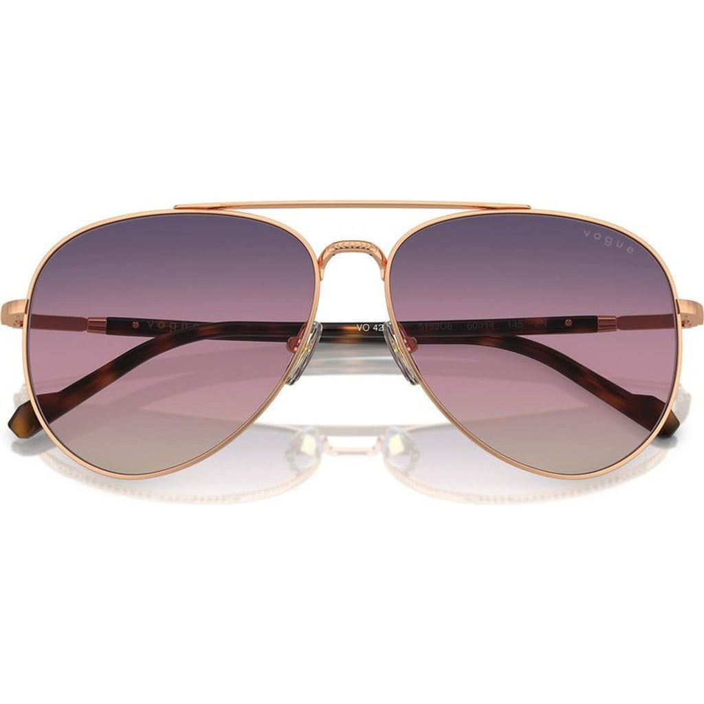 VO4290S, Rose Gold/Brown Violet Blue Trigradient Lenses