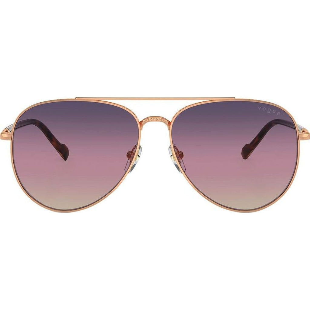 VO4290S, Rose Gold/Brown Violet Blue Trigradient Lenses