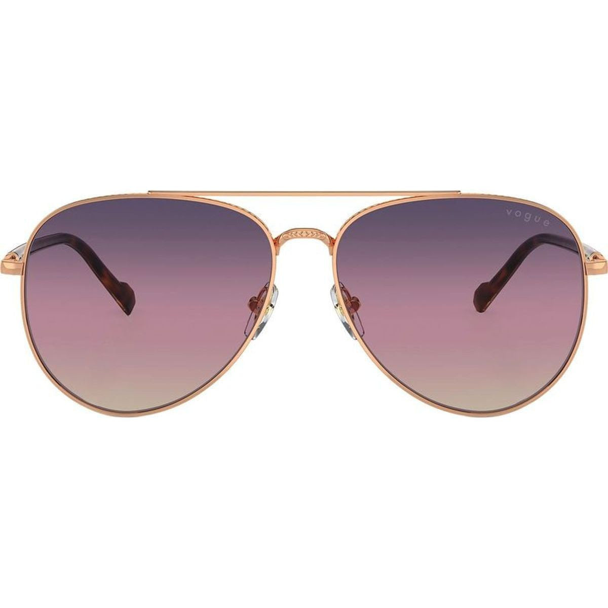 VO4290S, Rose Gold/Brown Violet Blue Trigradient Lenses
