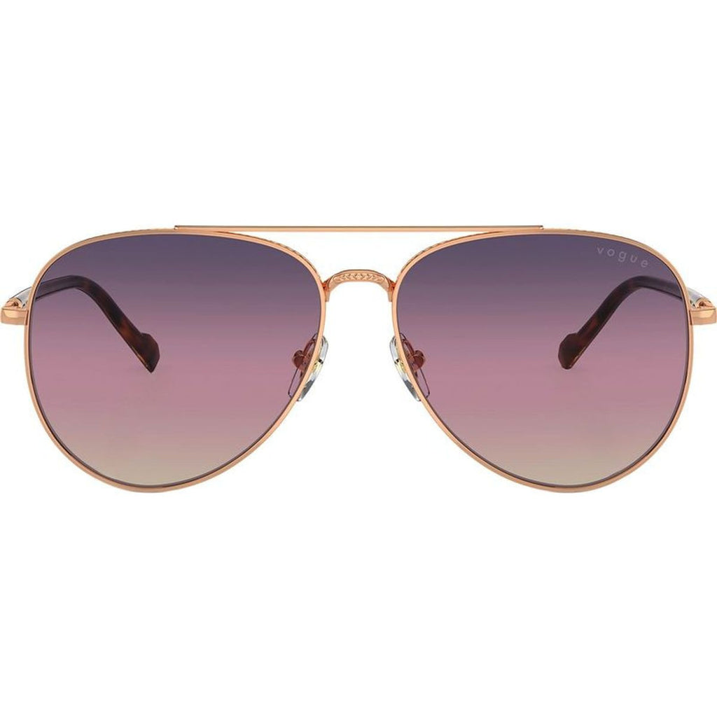 VO4290S, Rose Gold/Brown Violet Blue Trigradient Lenses