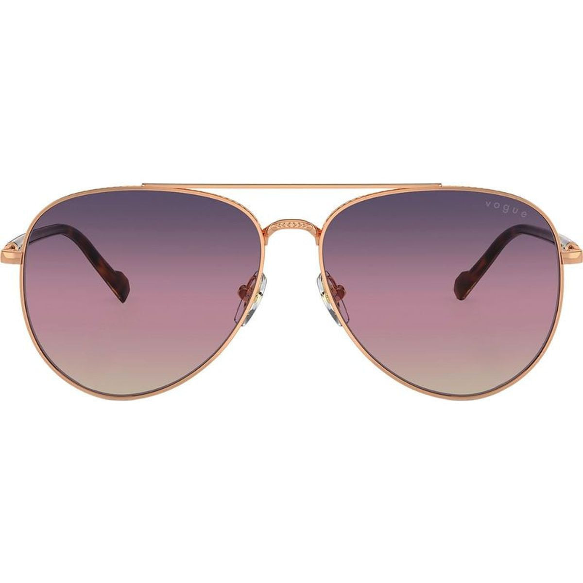 VO4290S, Rose Gold/Brown Violet Blue Trigradient Lenses