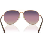 VO4290S, Rose Gold/Brown Violet Blue Trigradient Lenses