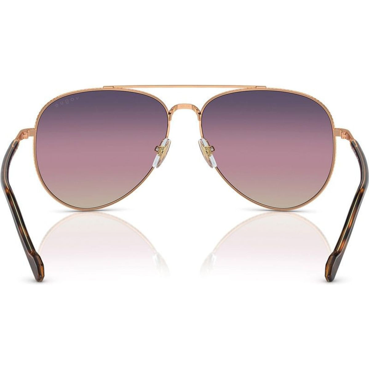 VO4290S, Rose Gold/Brown Violet Blue Trigradient Lenses
