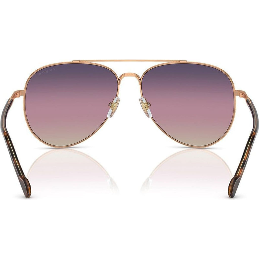 VO4290S, Rose Gold/Brown Violet Blue Trigradient Lenses