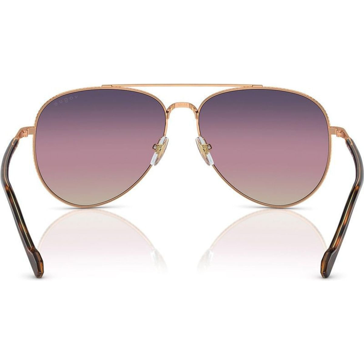 VO4290S, Rose Gold/Brown Violet Blue Trigradient Lenses