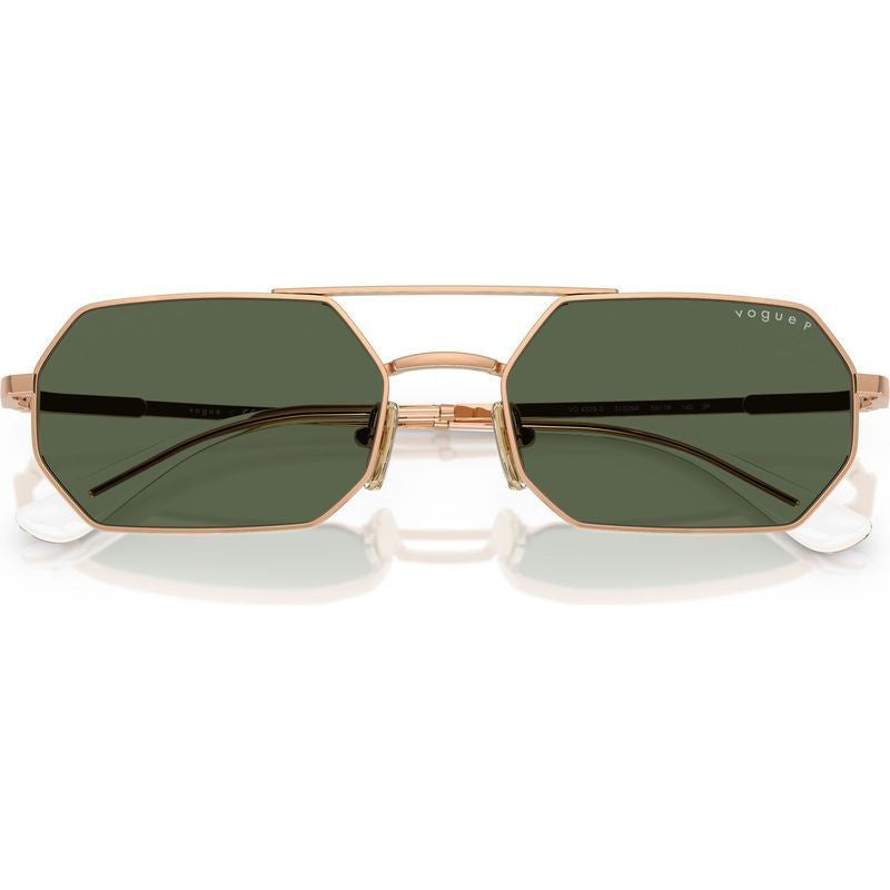 VO4329S, Rose Gold/Dark Green Polarised Lenses