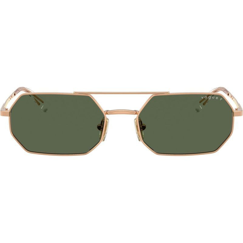 VO4329S, Rose Gold/Dark Green Polarised Lenses