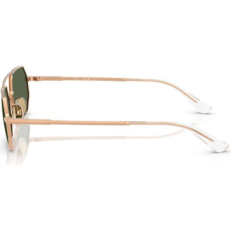 VO4329S, Rose Gold/Dark Green Polarised Lenses