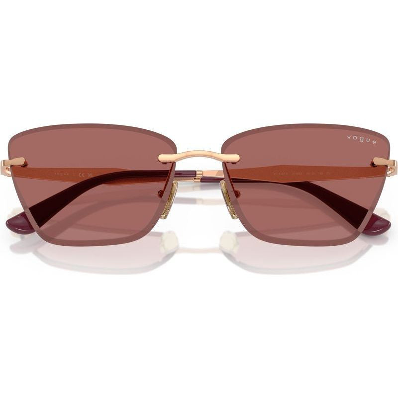 VO4332S, Rose Gold/Dark Purple Lenses