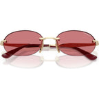 VO4342S, Pale Gold/Red Lenses