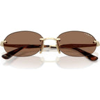 VO4342S, Pale Gold/Dark Brown Lenses
