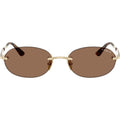 VO4342S, Pale Gold/Dark Brown Lenses