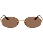 VO4342S, Pale Gold/Dark Brown Lenses