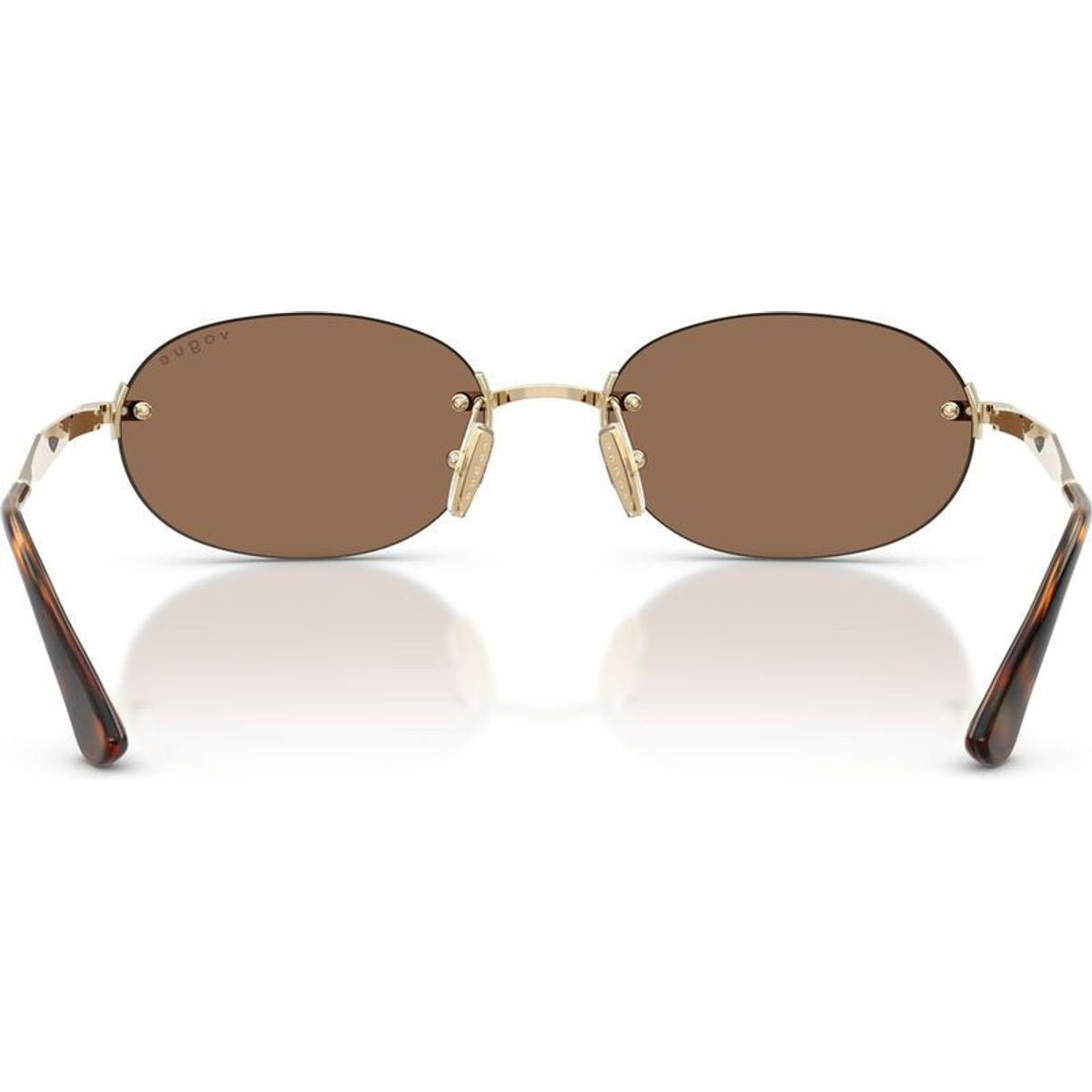 VO4342S, Pale Gold/Dark Brown Lenses