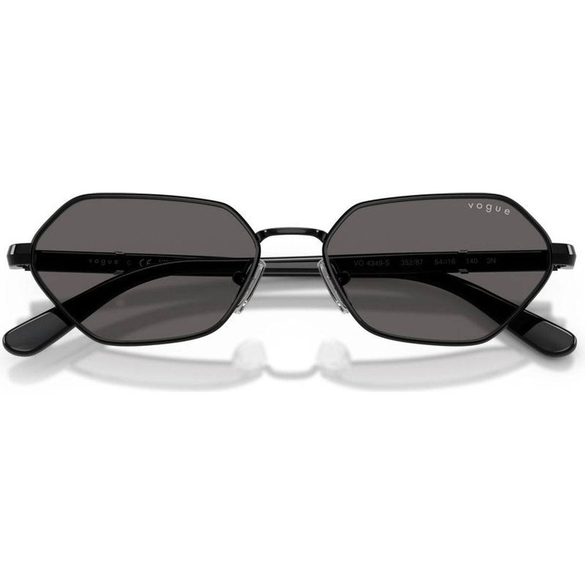 VO4349S, Black/Black Smoke Lenses