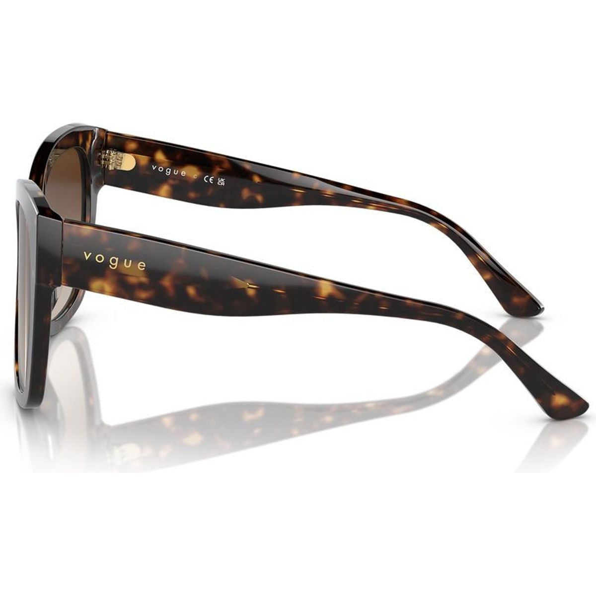 VO5338S, Dark Havana/Brown Gradient Lenses