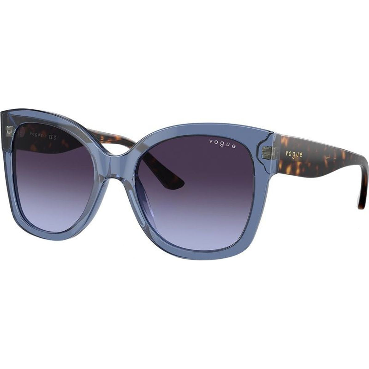 VO5338S, Transparent Blue/Violet Grey Gradient Lenses