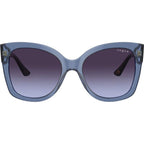 VO5338S, Transparent Blue/Violet Grey Gradient Lenses