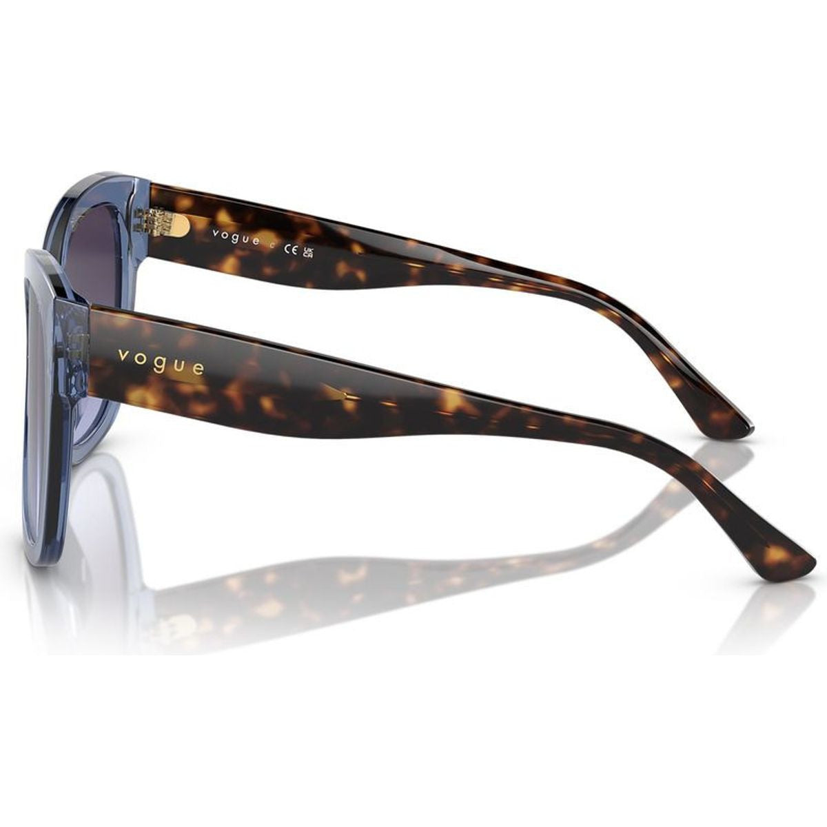 VO5338S, Transparent Blue/Violet Grey Gradient Lenses