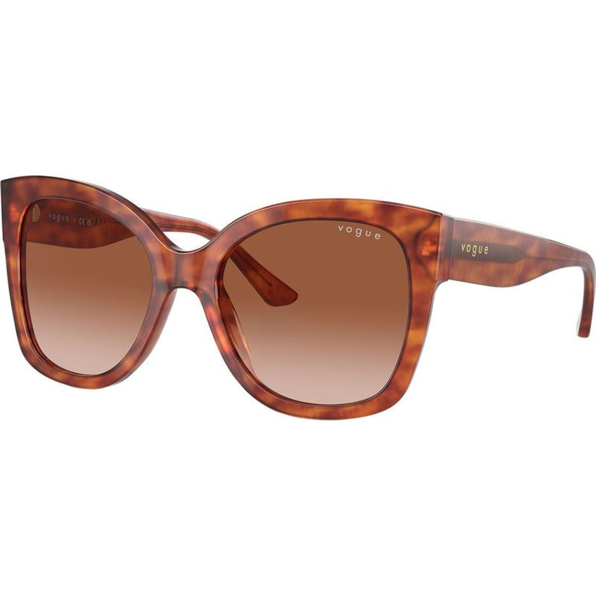 VO5338S, Yellow Tort/Brown Gradient Lenses