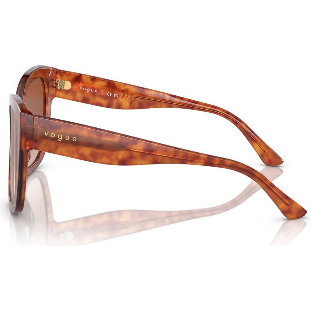 VO5338S, Yellow Tort/Brown Gradient Lenses