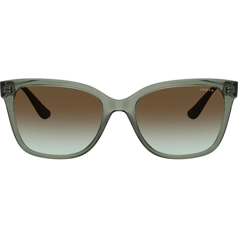 VO5426S, Transparent Mallard Green/Green Brown Gradient Lenses