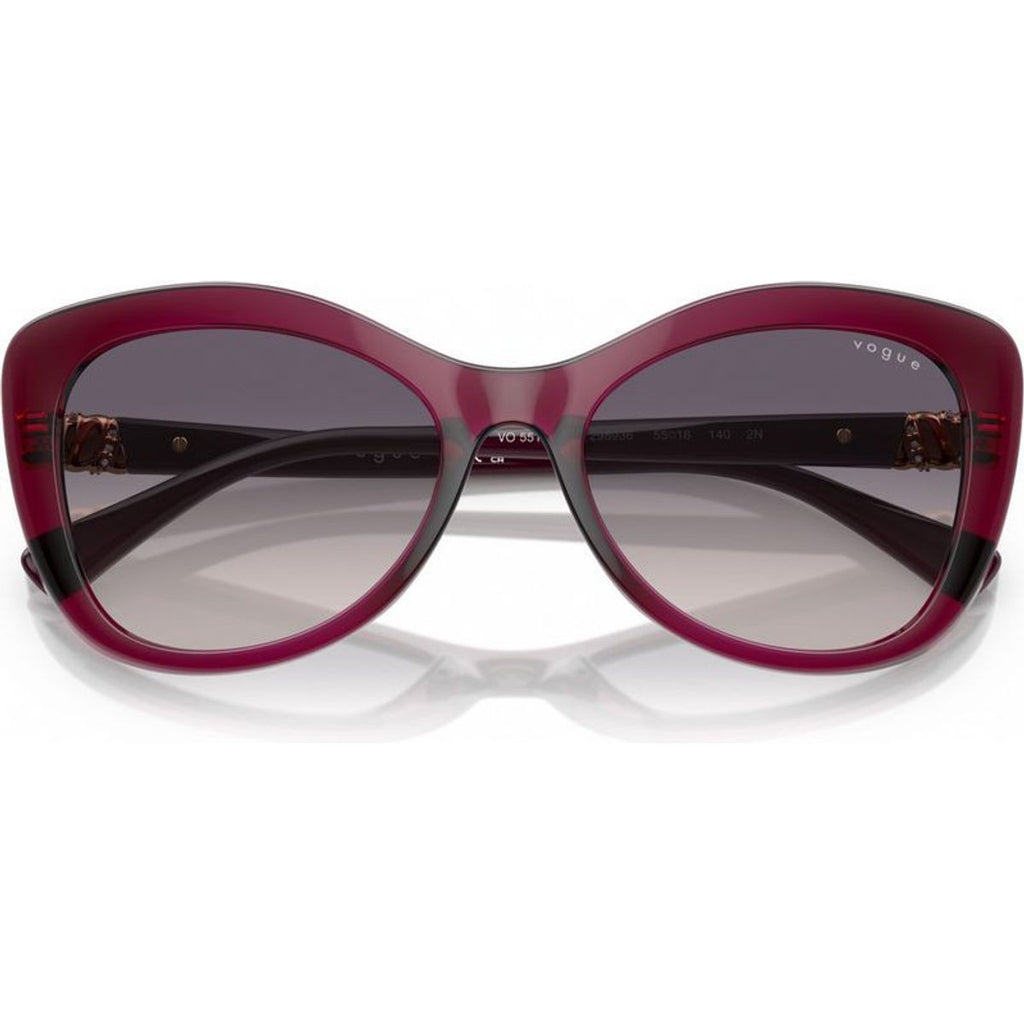 VO5515SB, Transparent Cherry/Dark Grey Pink Gradient Lenses
