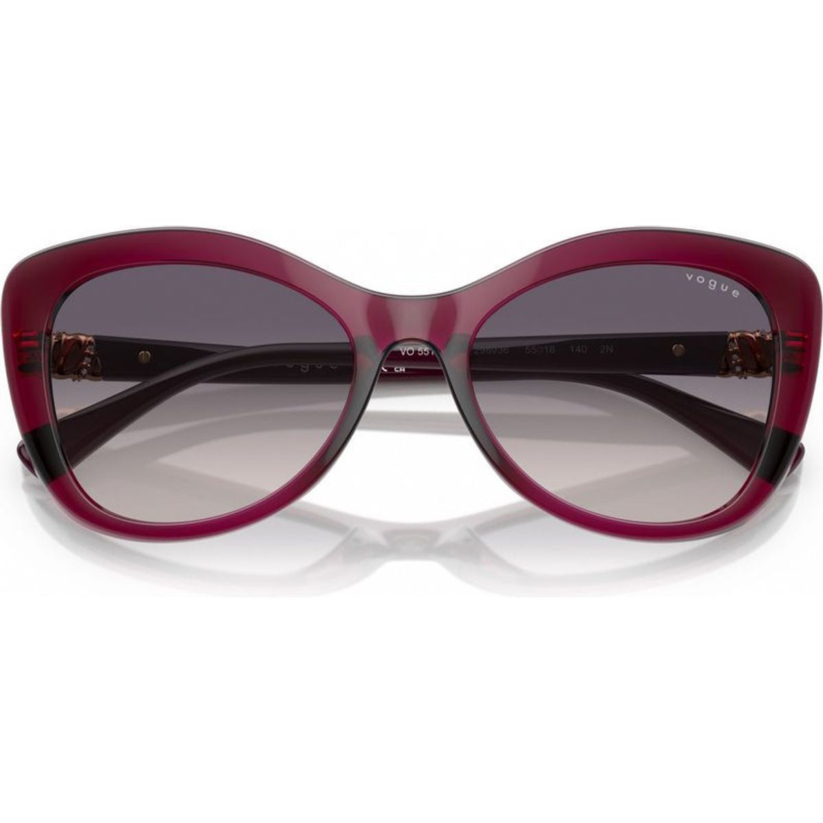VO5515SB, Transparent Cherry/Dark Grey Pink Gradient Lenses