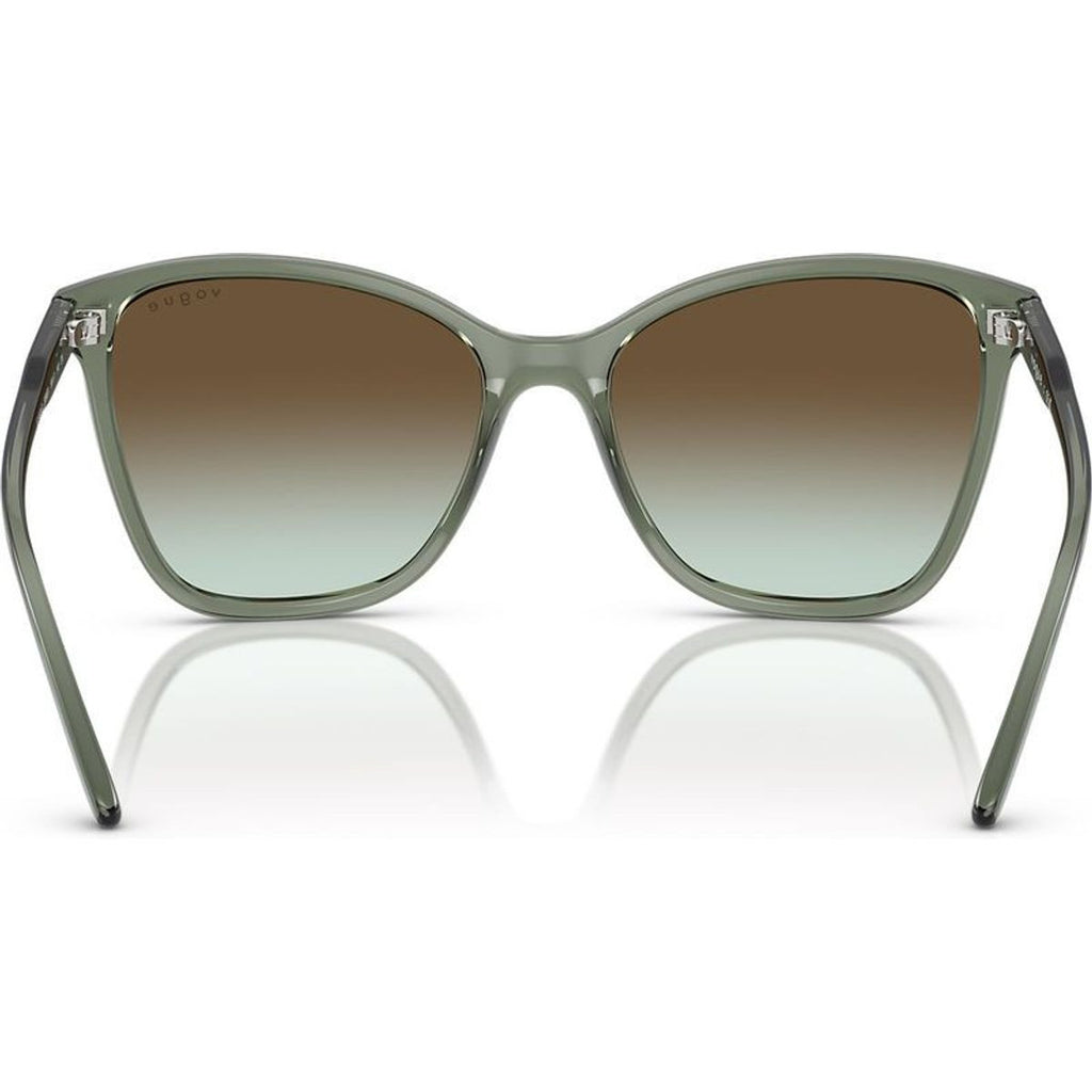 VO5520S, Transparent Mallard Green/Dark Brown Green Gradient Lenses
