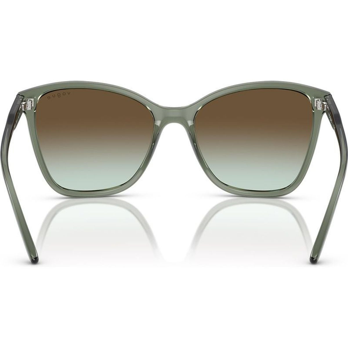 VO5520S, Transparent Mallard Green/Dark Brown Green Gradient Lenses