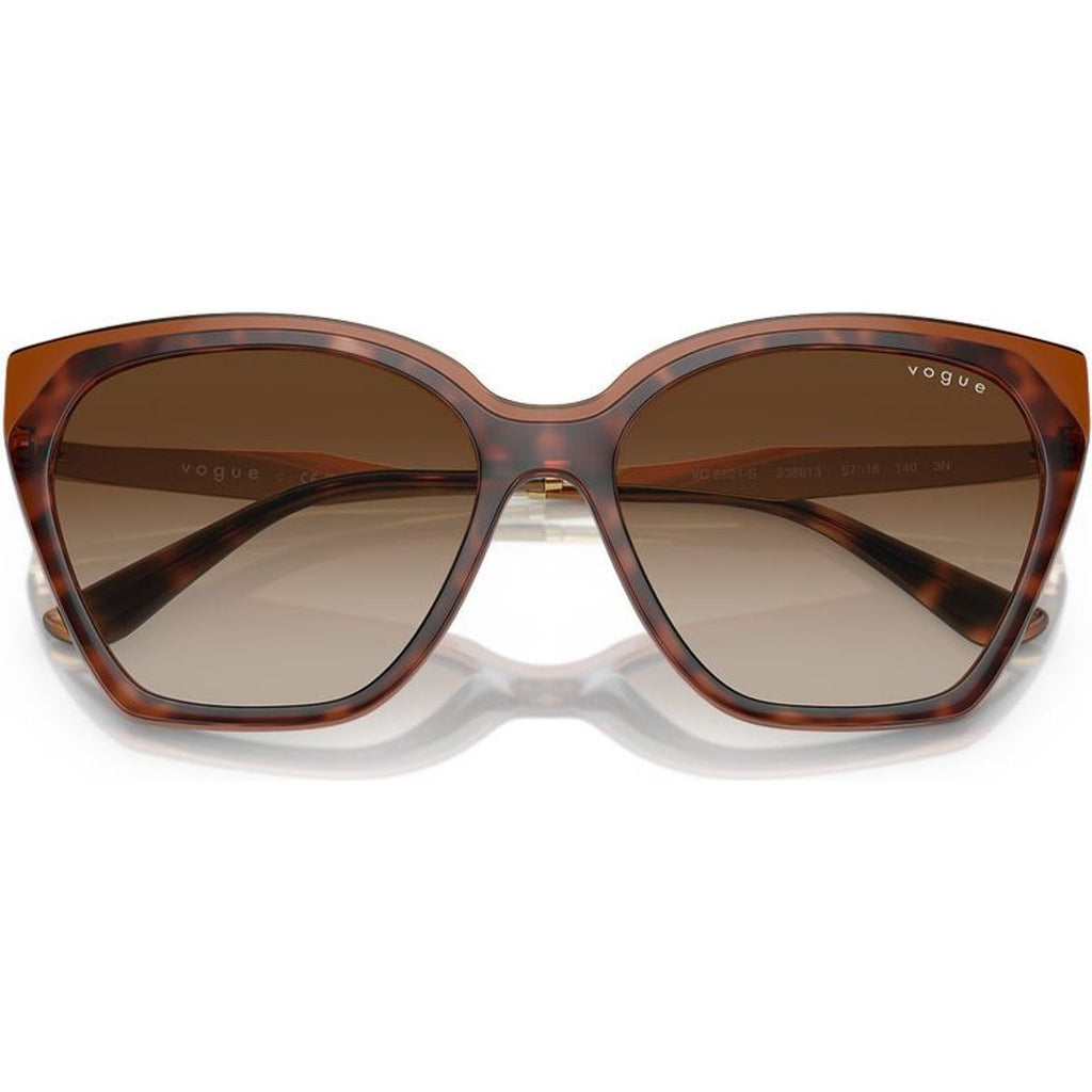 VO5521S, Top Dark Havana and Light Brown/Brown Gradient Lenses
