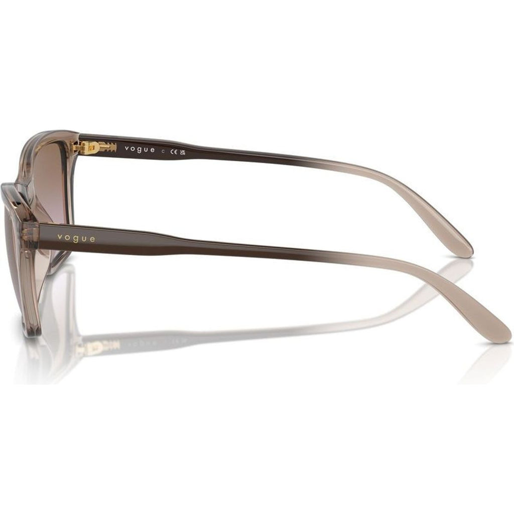 VO5551S, Transparent Brown/Brown Violet Gradient Lenses