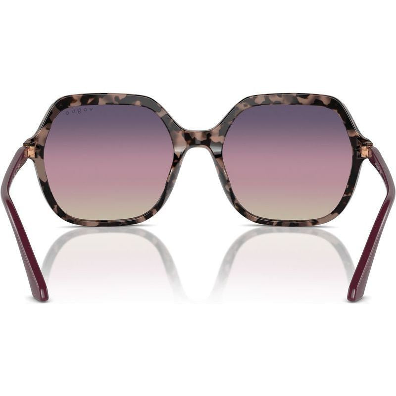 VO5561S, Pink Tortoise/Blue Violet Brown Gradient Lenses