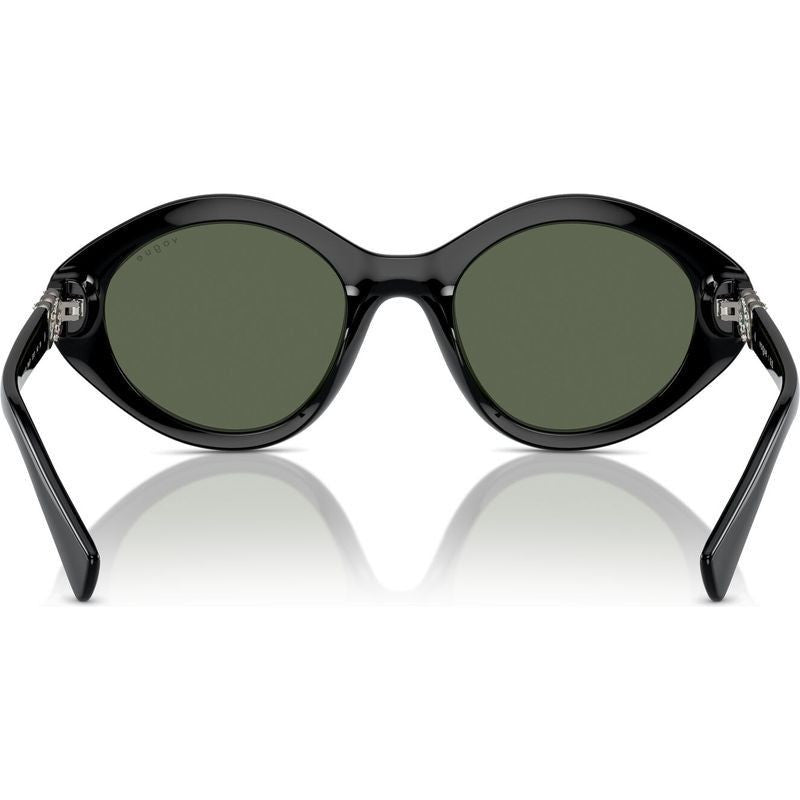 VO5576SB, Black/Dark Green Lenses