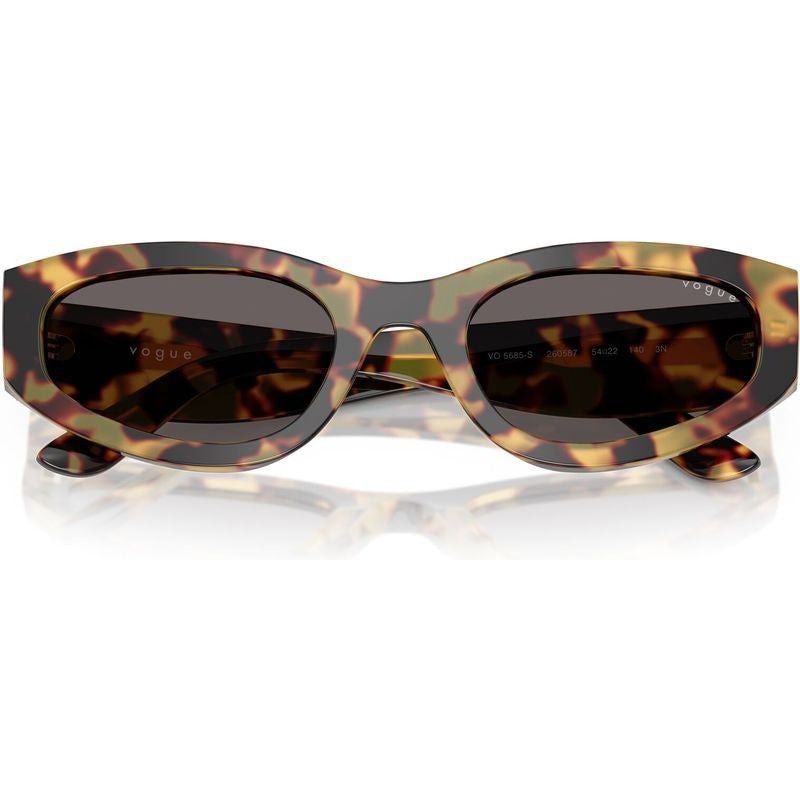 VO5585S, Yellow Tortoise/Black Smoke Lenses