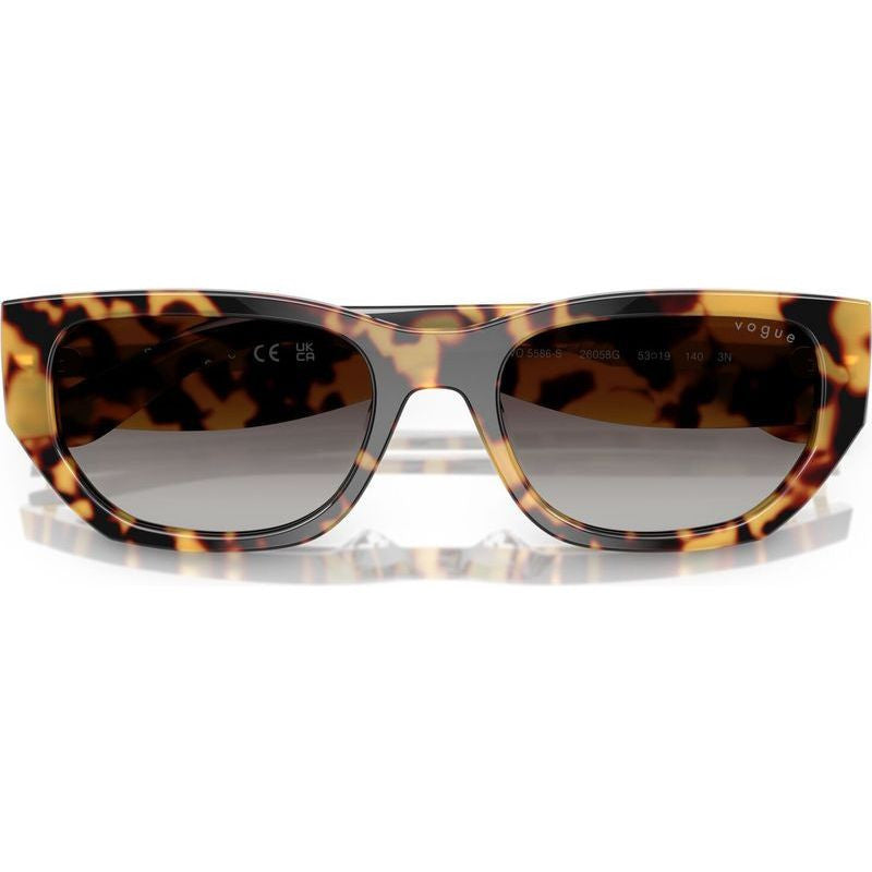 VO5586S, Yellow Tortoise/Grey Gradient Lenses