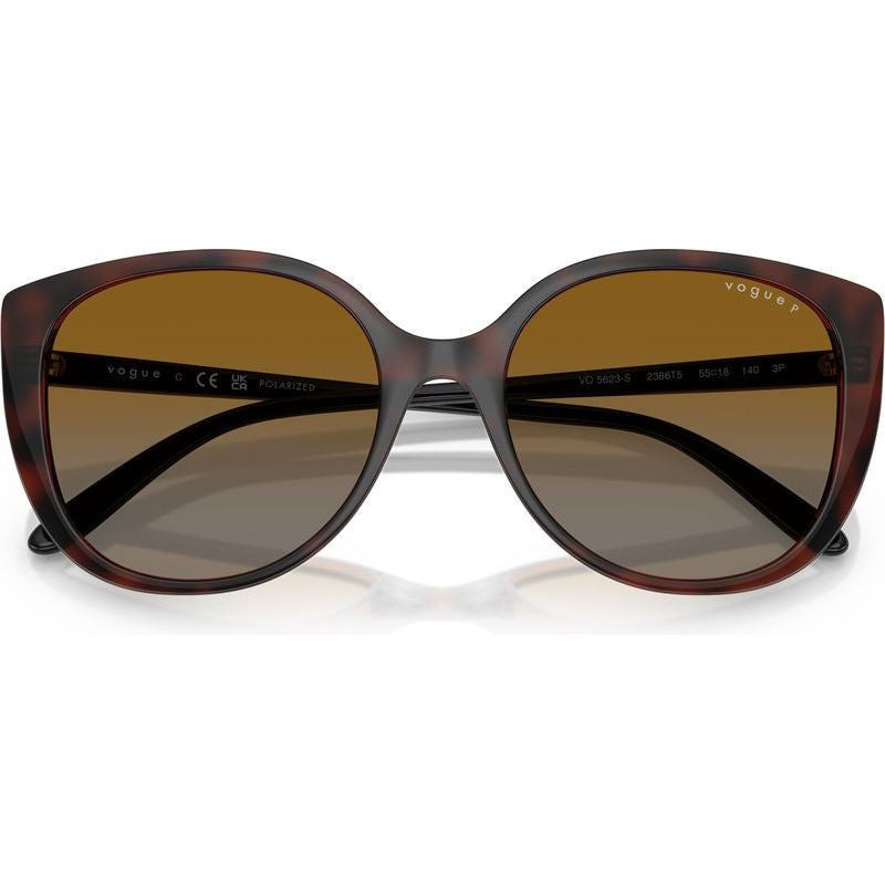VO5623S, Top Dark Havana and Light Brown/Brown Grey Gradient Polarised Lenses