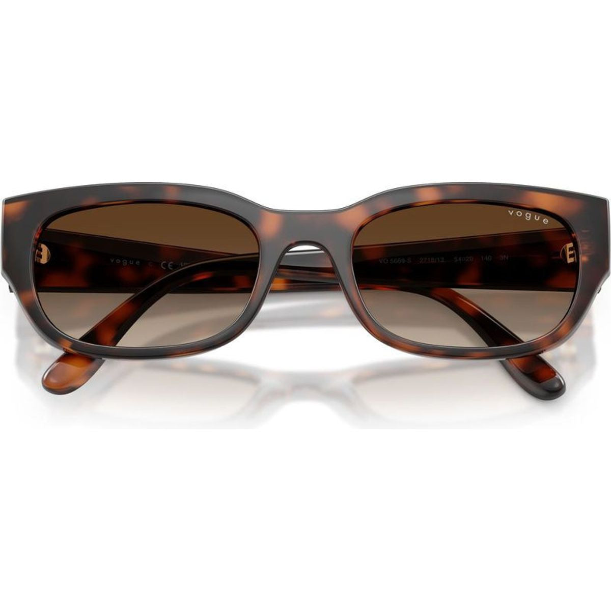 VO5669S, Dark Havana/Brown Gradient Lenses