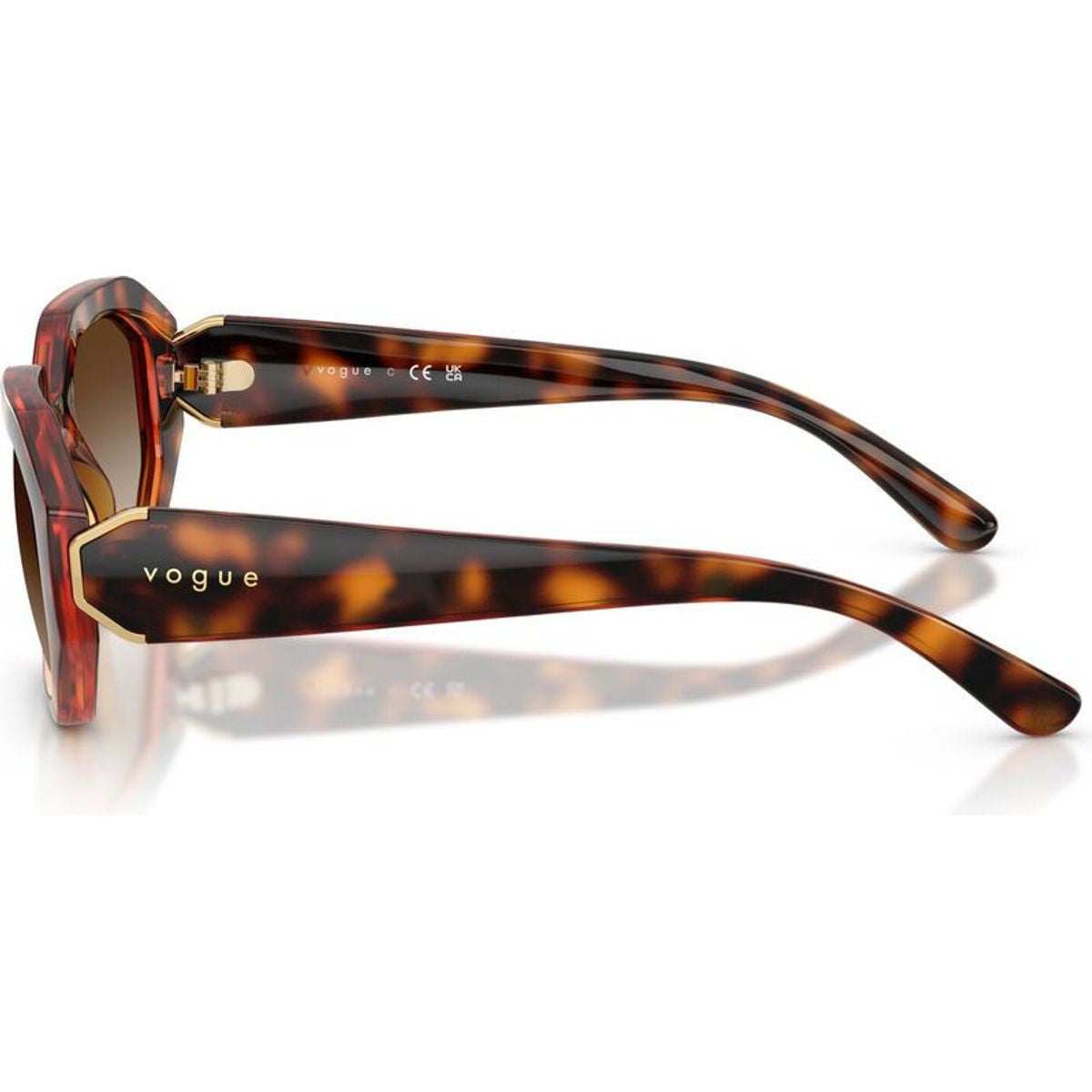 VO5675S, Dark Havana/Brown Gradient Lenses