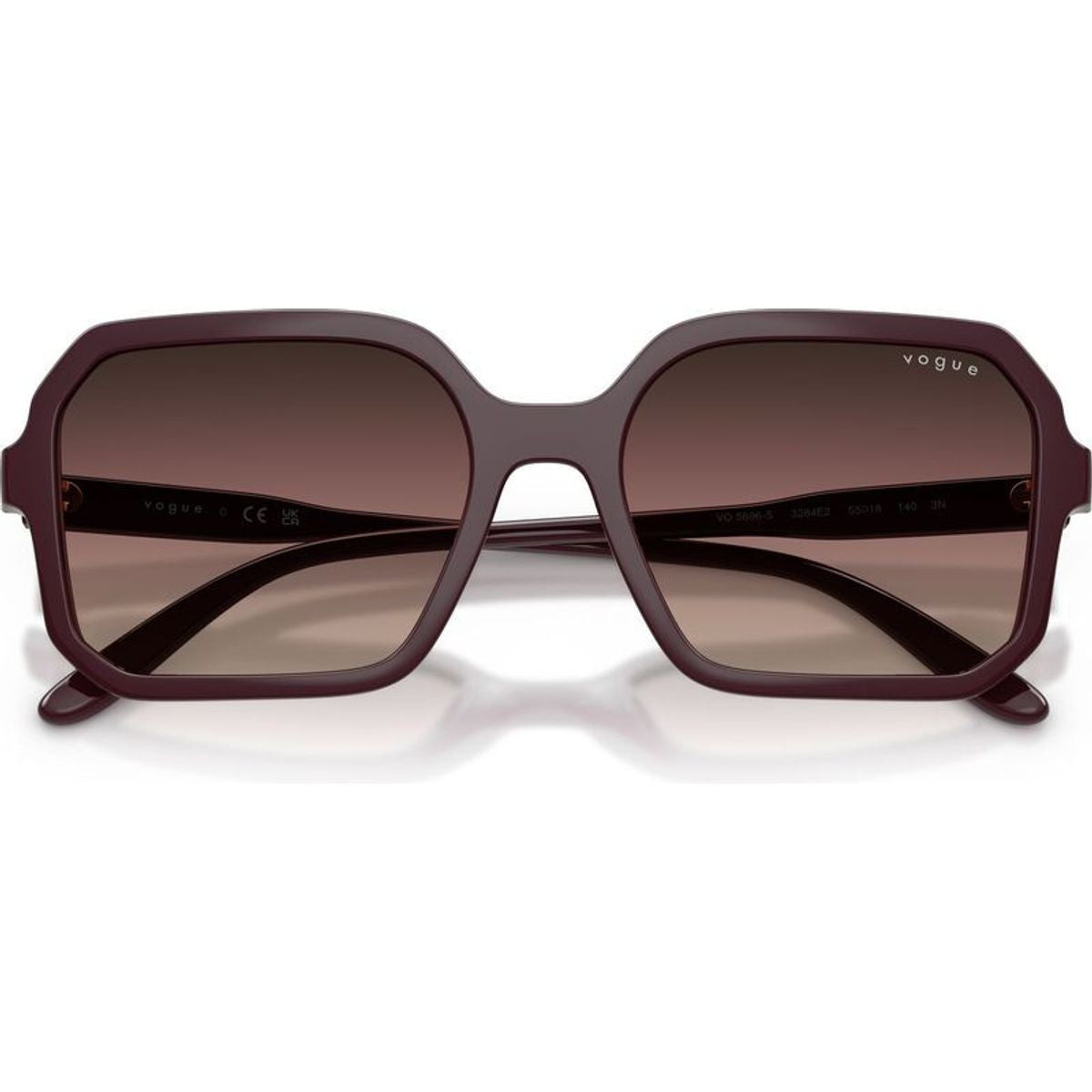 VO5696S, Full Bordeaux/Purple Brown Gradient Lenses