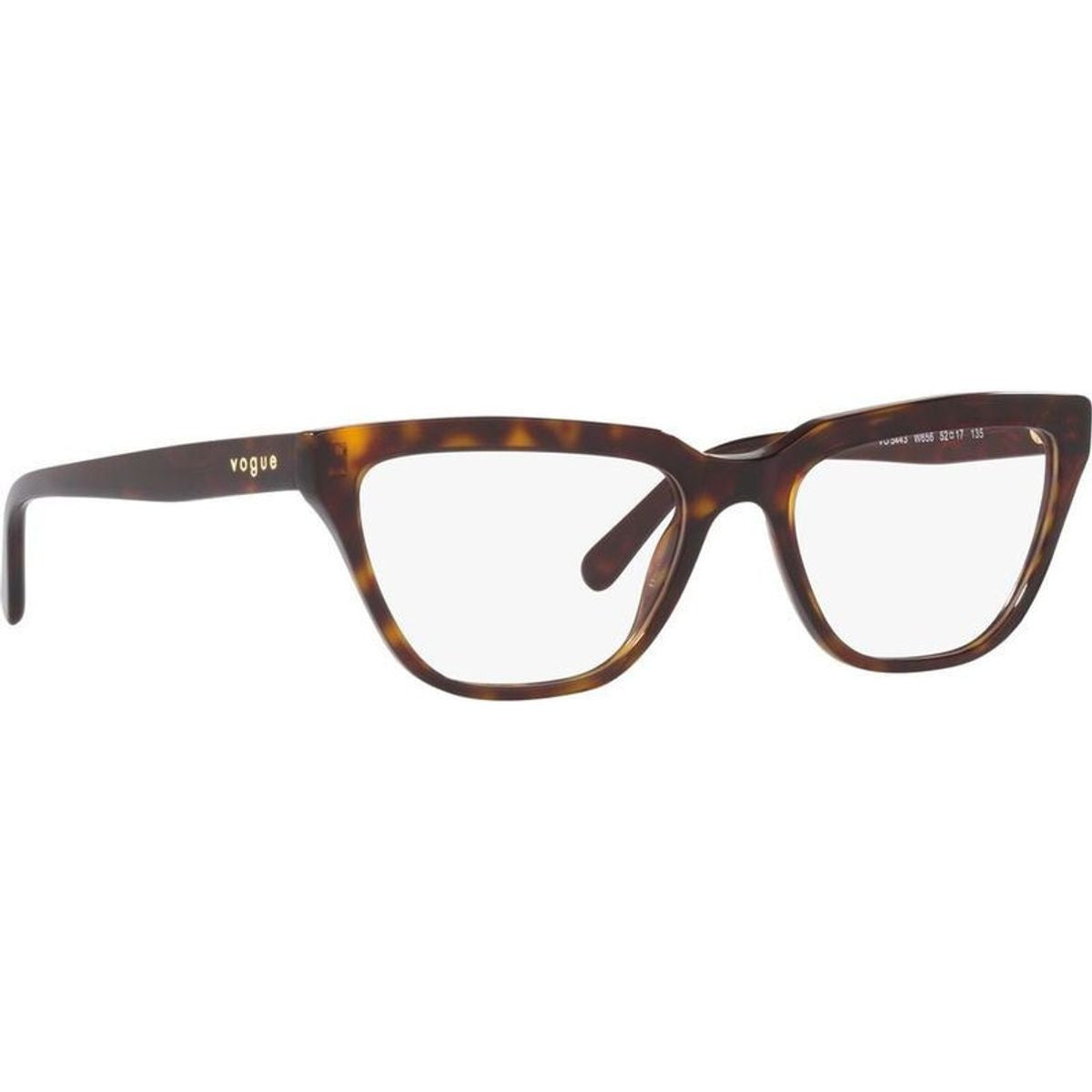 VO5443, Dark Havana/Clear Lenses