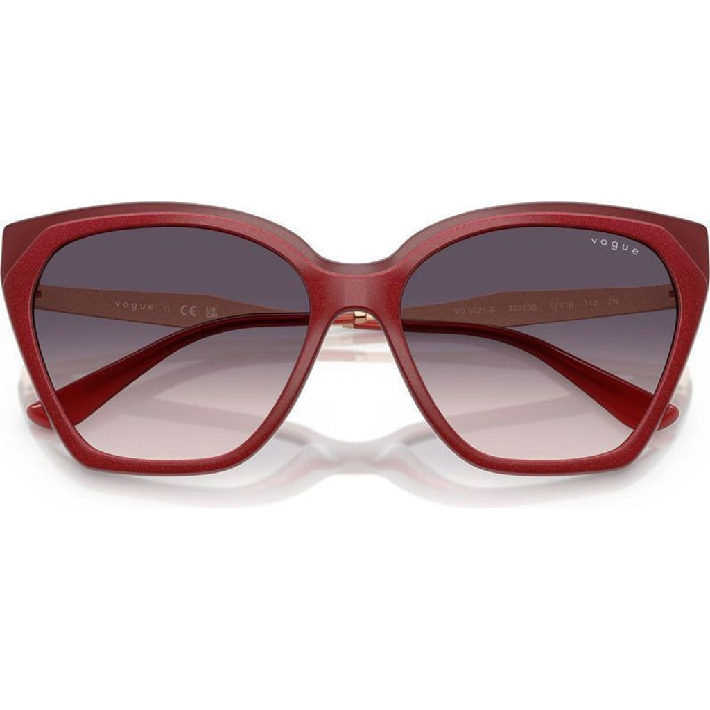 VO5521S, Top Red and Opal Red/Dark Grey Pink Gradient Lenses