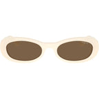 VO5582S, Full Ivory/Dark Brown Lenses