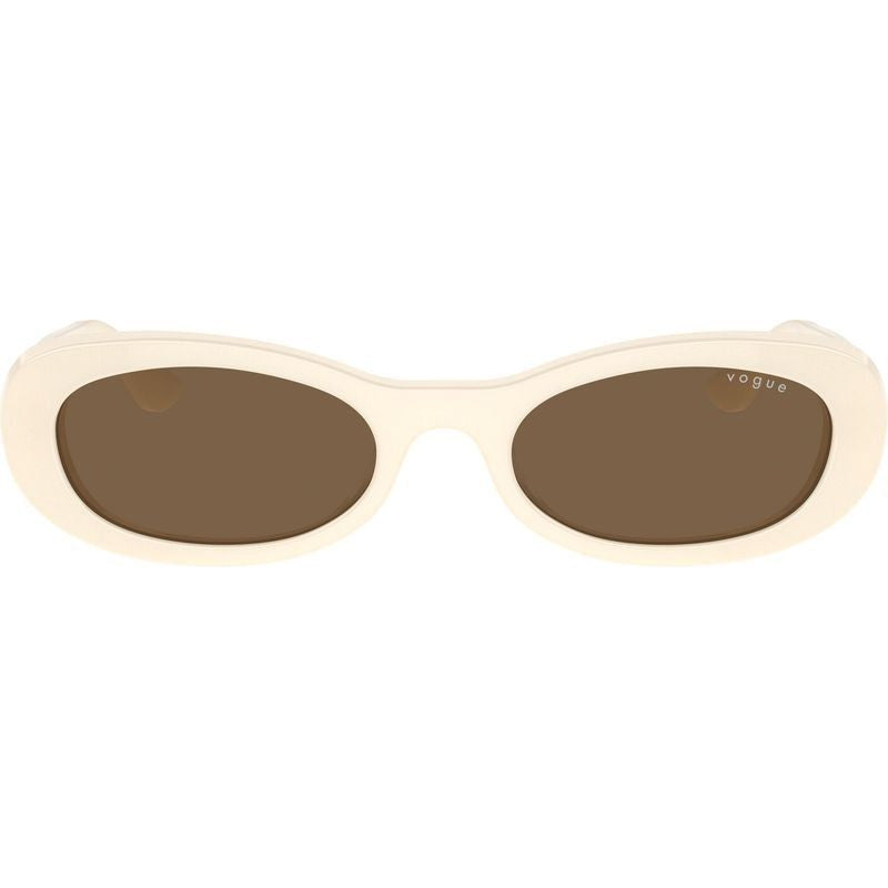 VO5582S, Full Ivory/Dark Brown Lenses