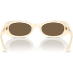 VO5582S, Full Ivory/Dark Brown Lenses