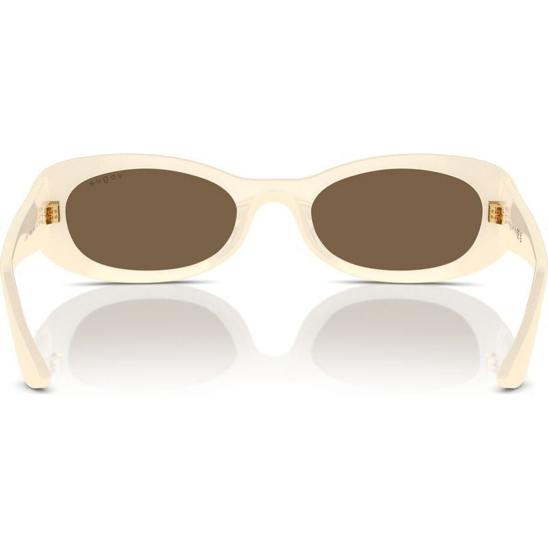 VO5582S, Full Ivory/Dark Brown Lenses