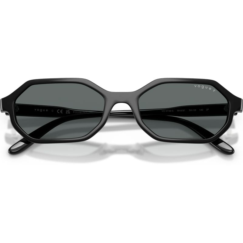 Vogue Eyewear VO5749S Black Dark Grey Polarised Front2